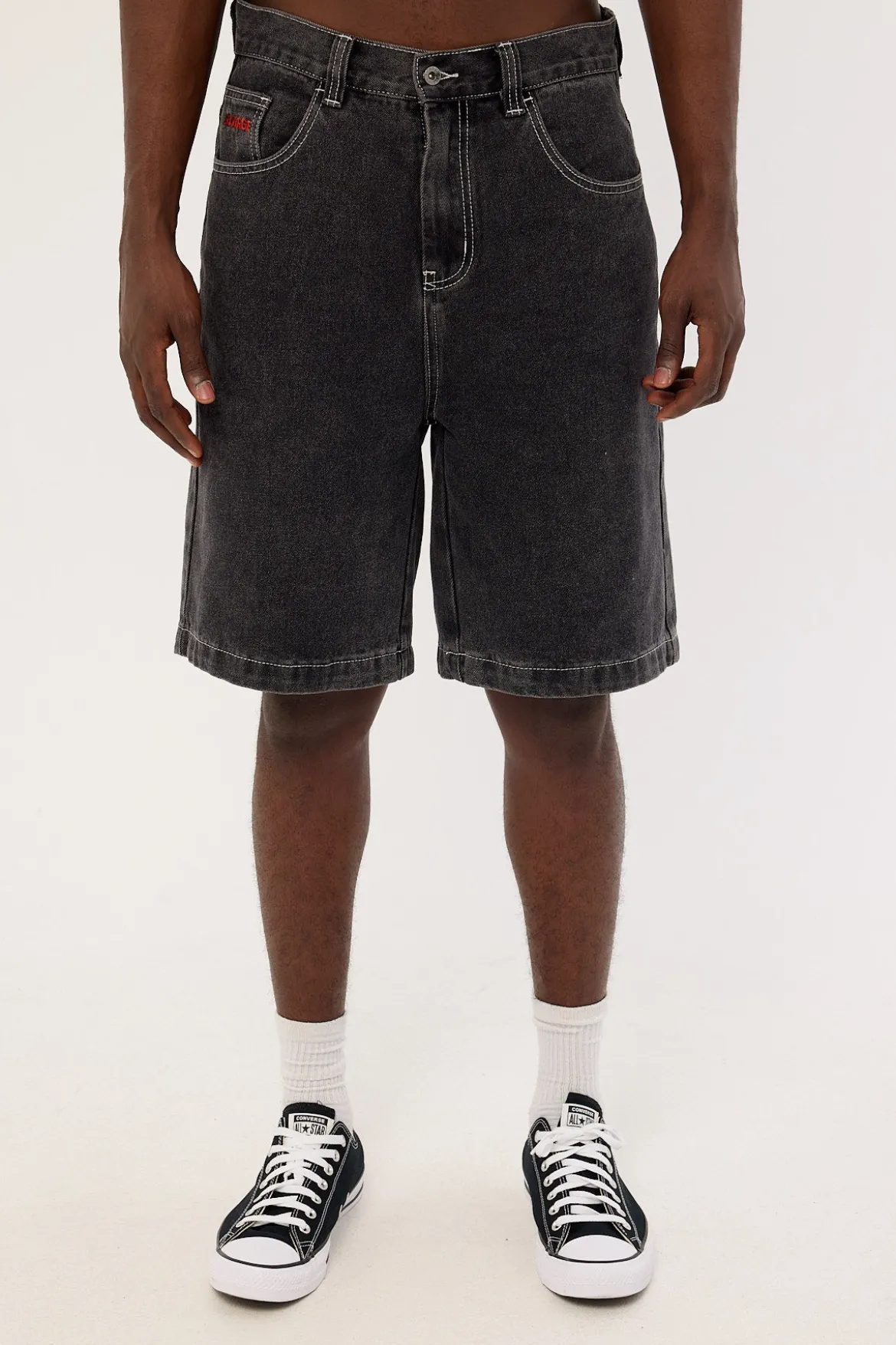 91 Star Bull Denim 91 Short Washed Black