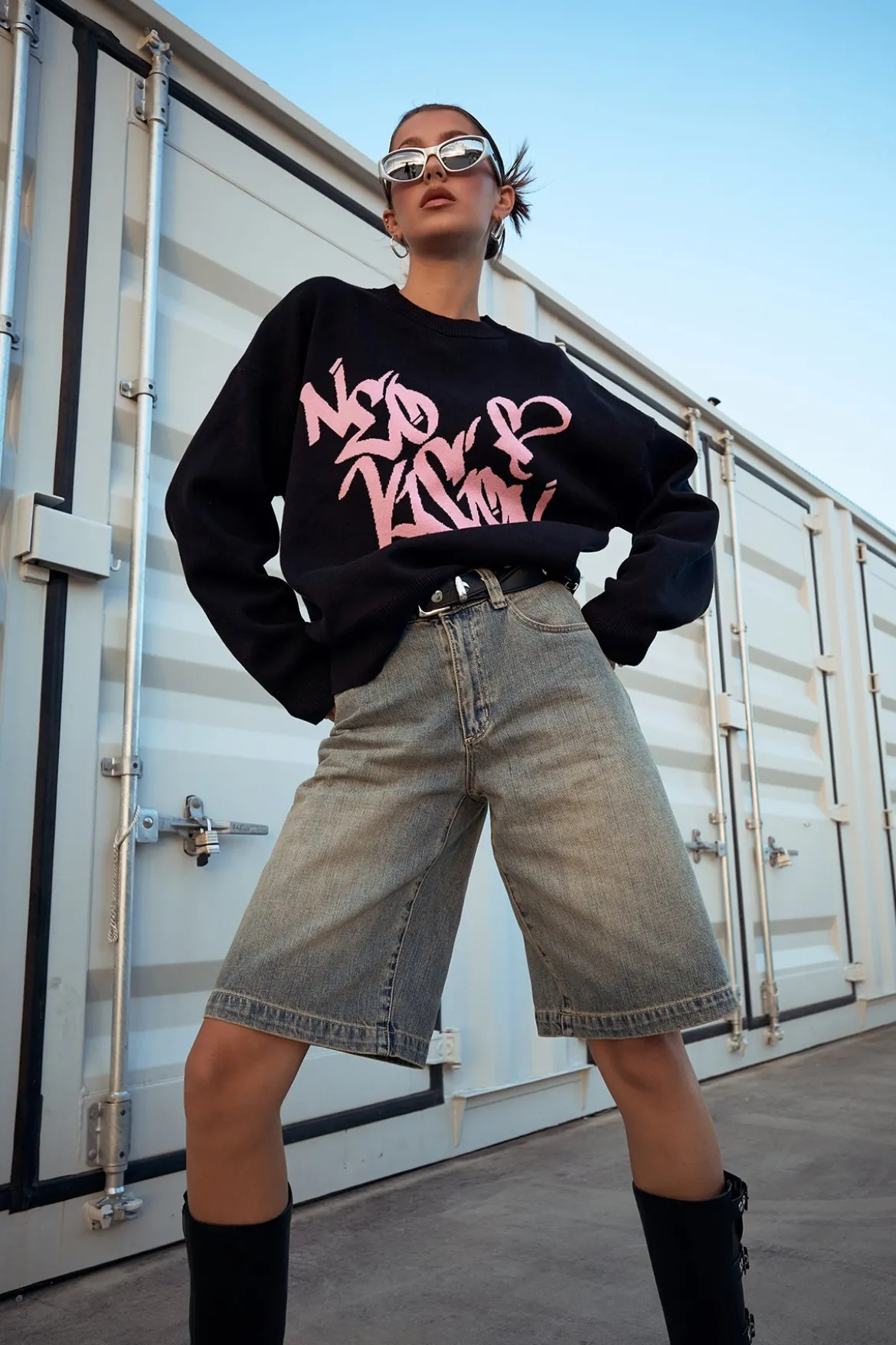 95 Super Baggy Jort Roxie