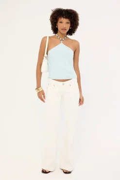 00 Wide Low Jean White RCY
