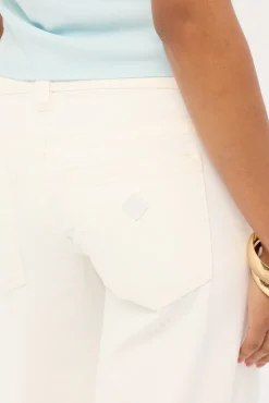 00 Wide Low Jean White RCY