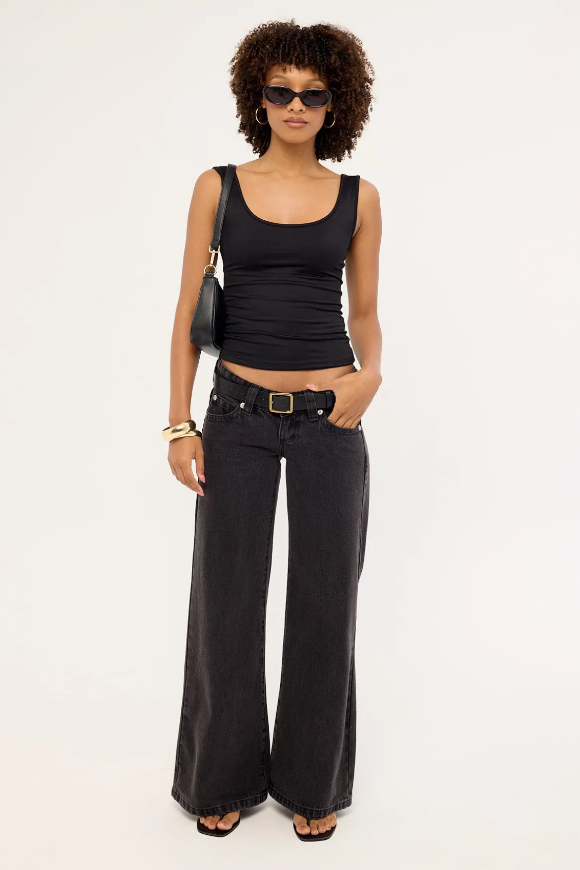 00 Wide Low Rise Jean Heidi RCY Black