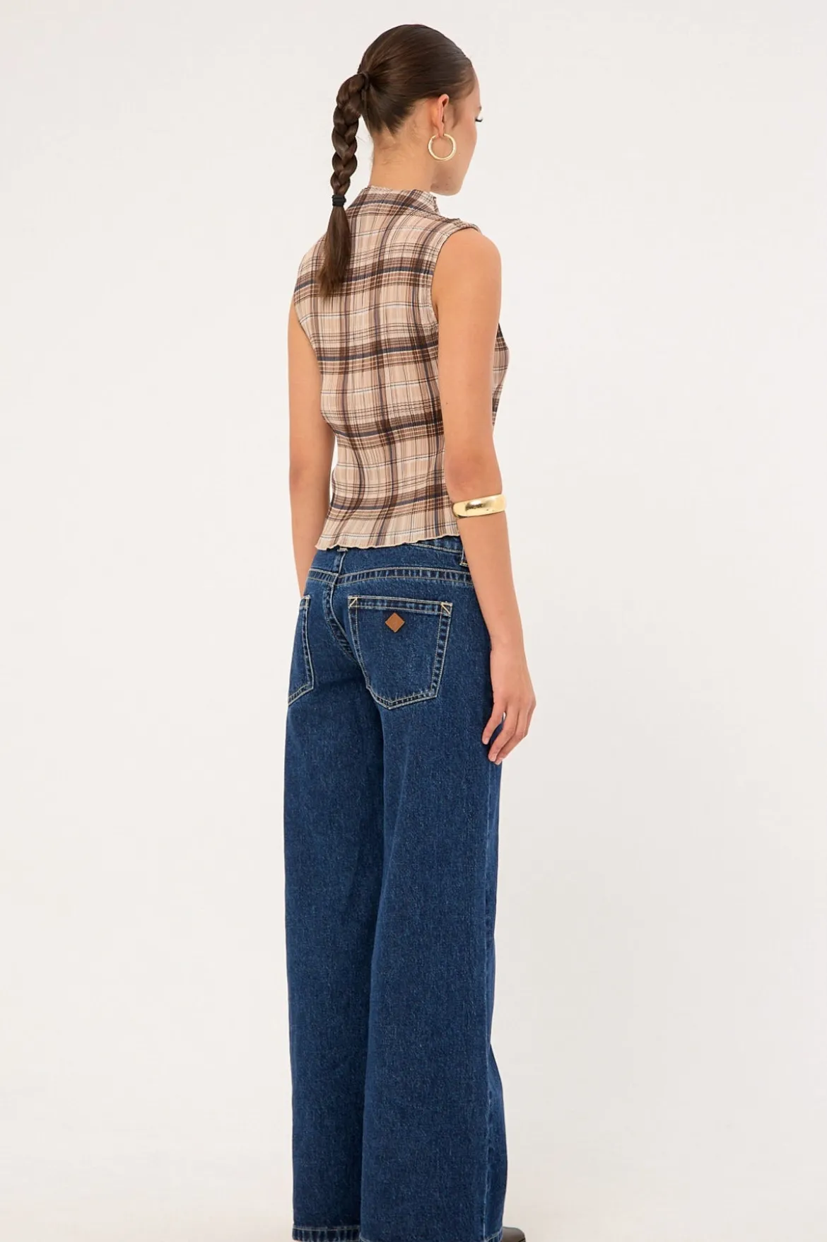 00 Wide Low Rise Jean Tara Indigo