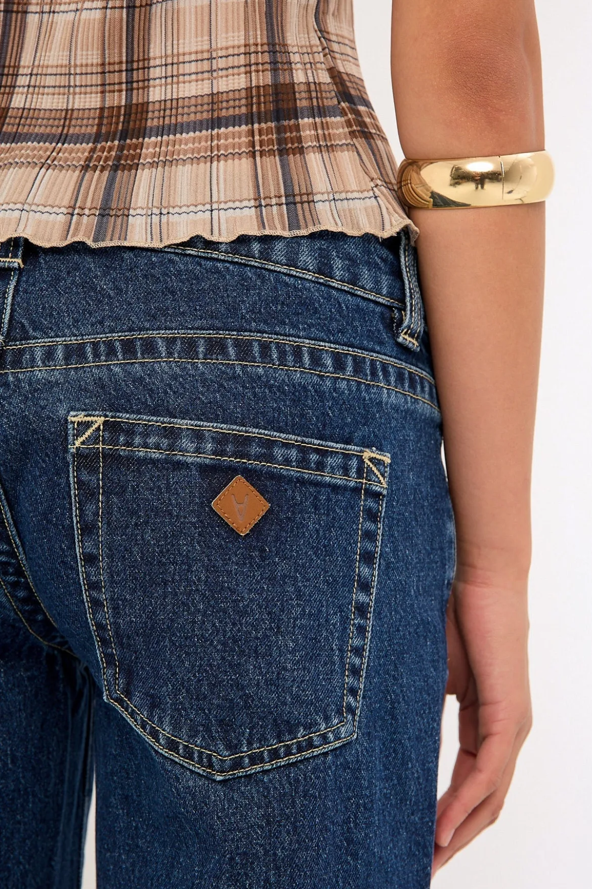 00 Wide Low Rise Jean Tara Indigo