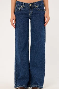 00 Wide Low Rise Jean Tara Indigo