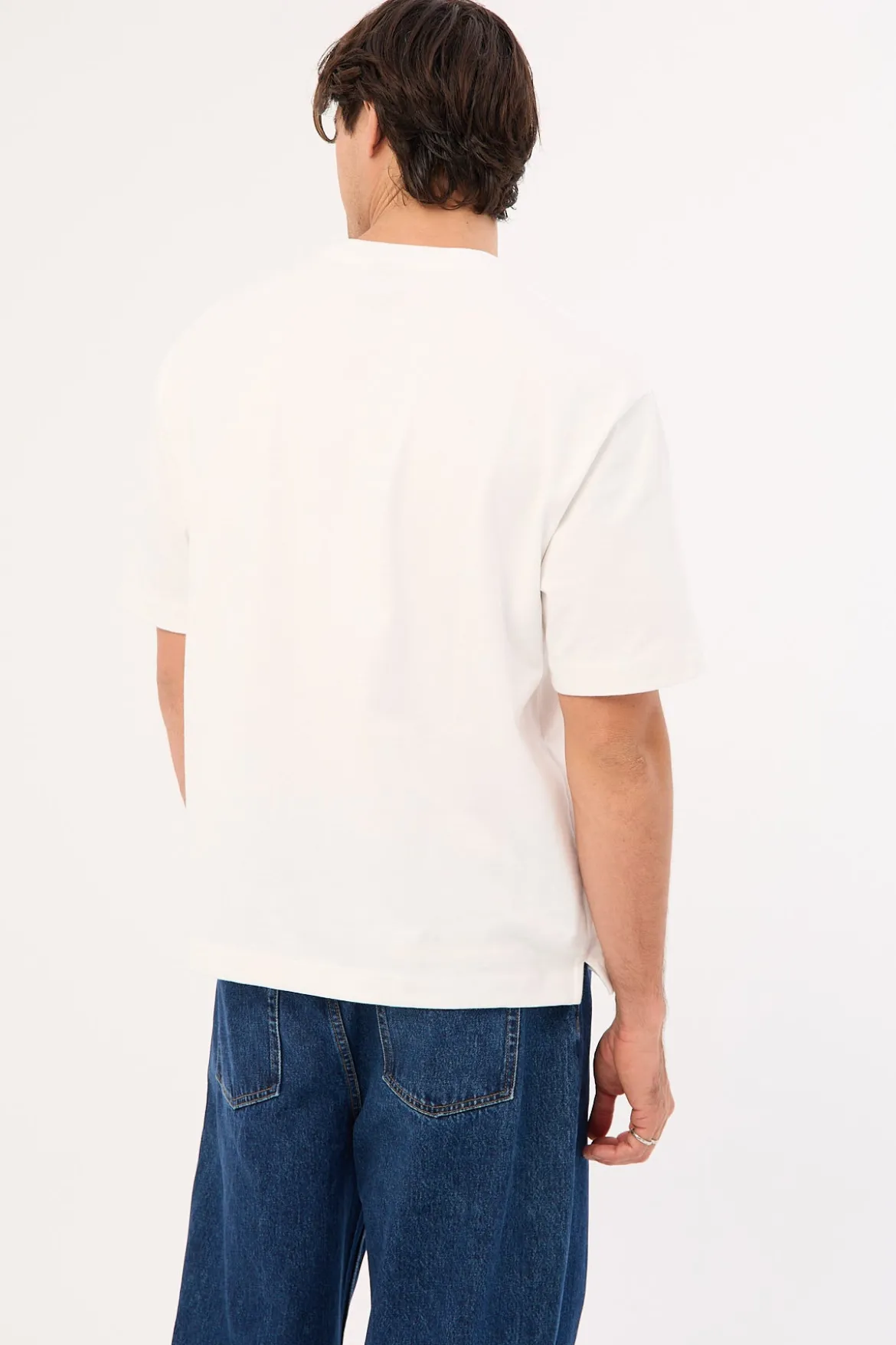 3 Worlds Box Cutter Tee White