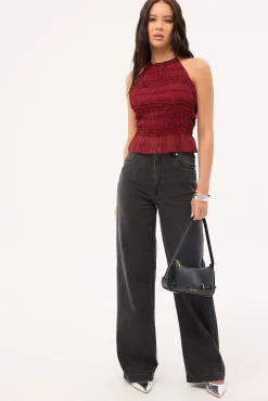 A 94 High & Wide Jean Charo Black