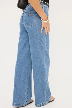 A 94 High & Wide Jean Eva Blue Organic