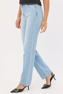 A 94 High Straight Jean Gia Blue Organic