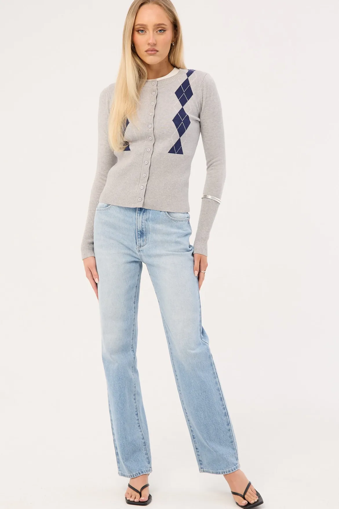 A 94 High Straight Petite Jean Gia Organic Blue