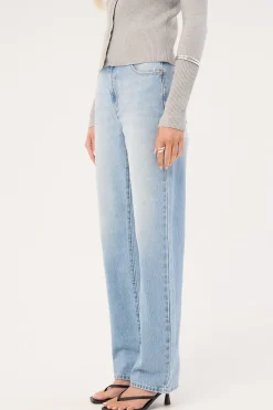 A 94 High Straight Petite Jean Gia Organic Blue