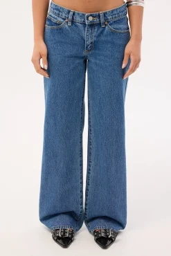 A 99 Low Rise Wide Jean Chantelle Blue Organic