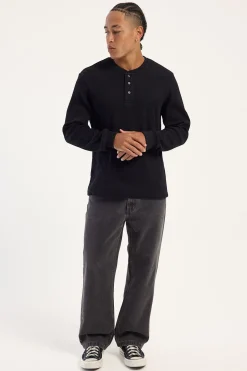 A5 Baggy Crop Jean Bazza Washed Black
