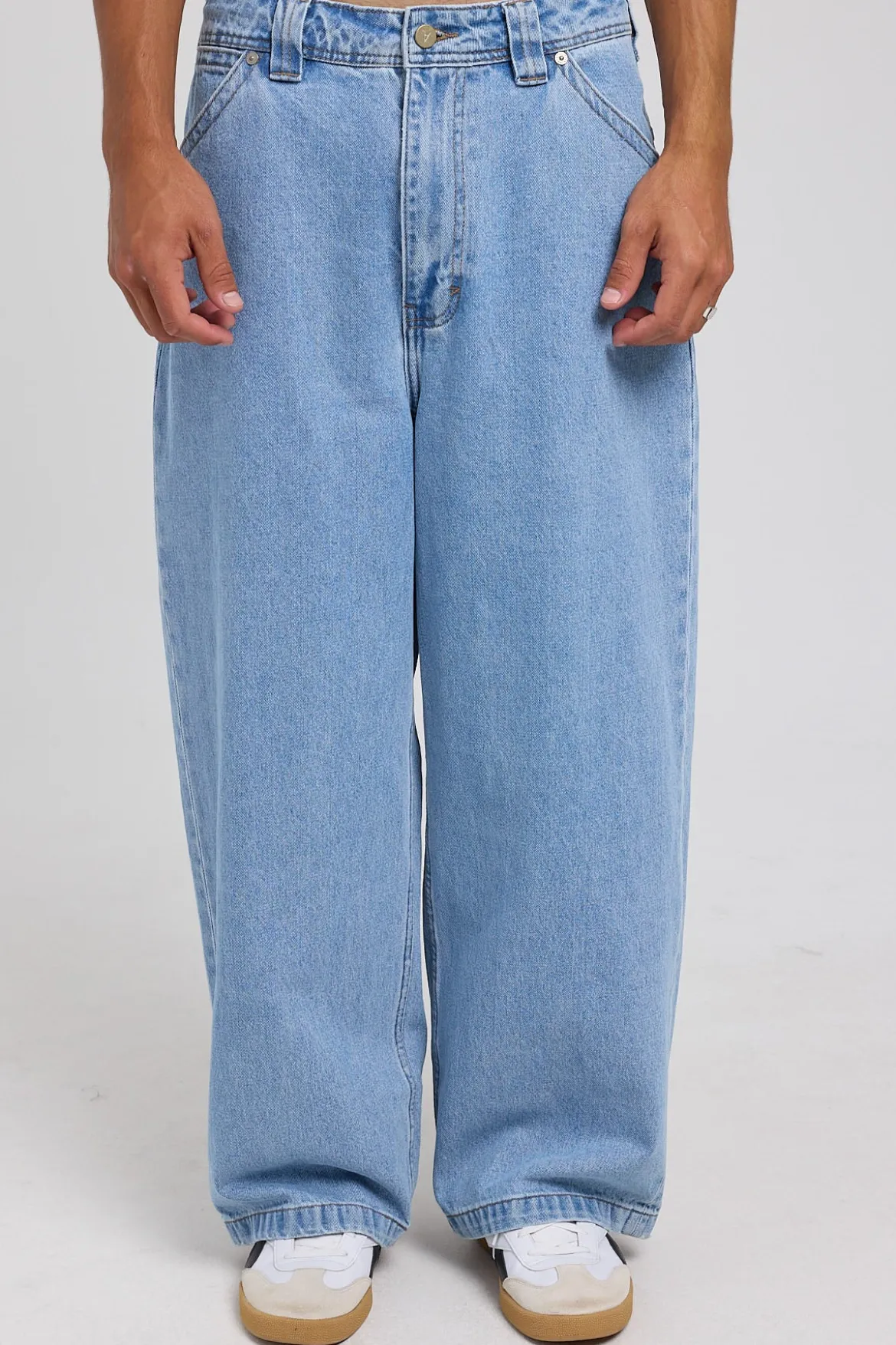 A7 Baggy Dodd Bleached Vintage Blue