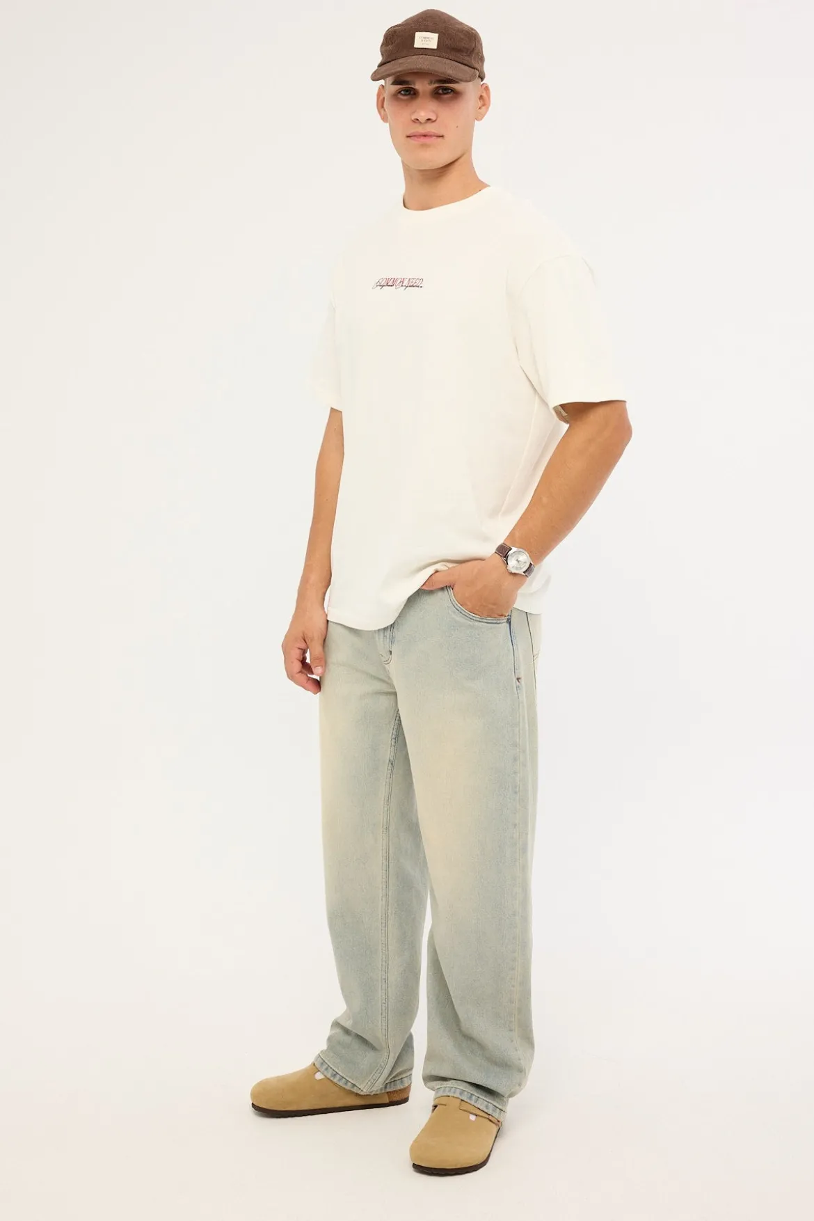 A5 Baggy Gordon Jean Faded Blue
