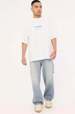 A5 Baggy Jean Harris Bleached Blue