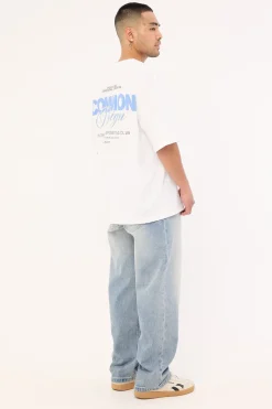A5 Baggy Jean Harris Bleached Blue