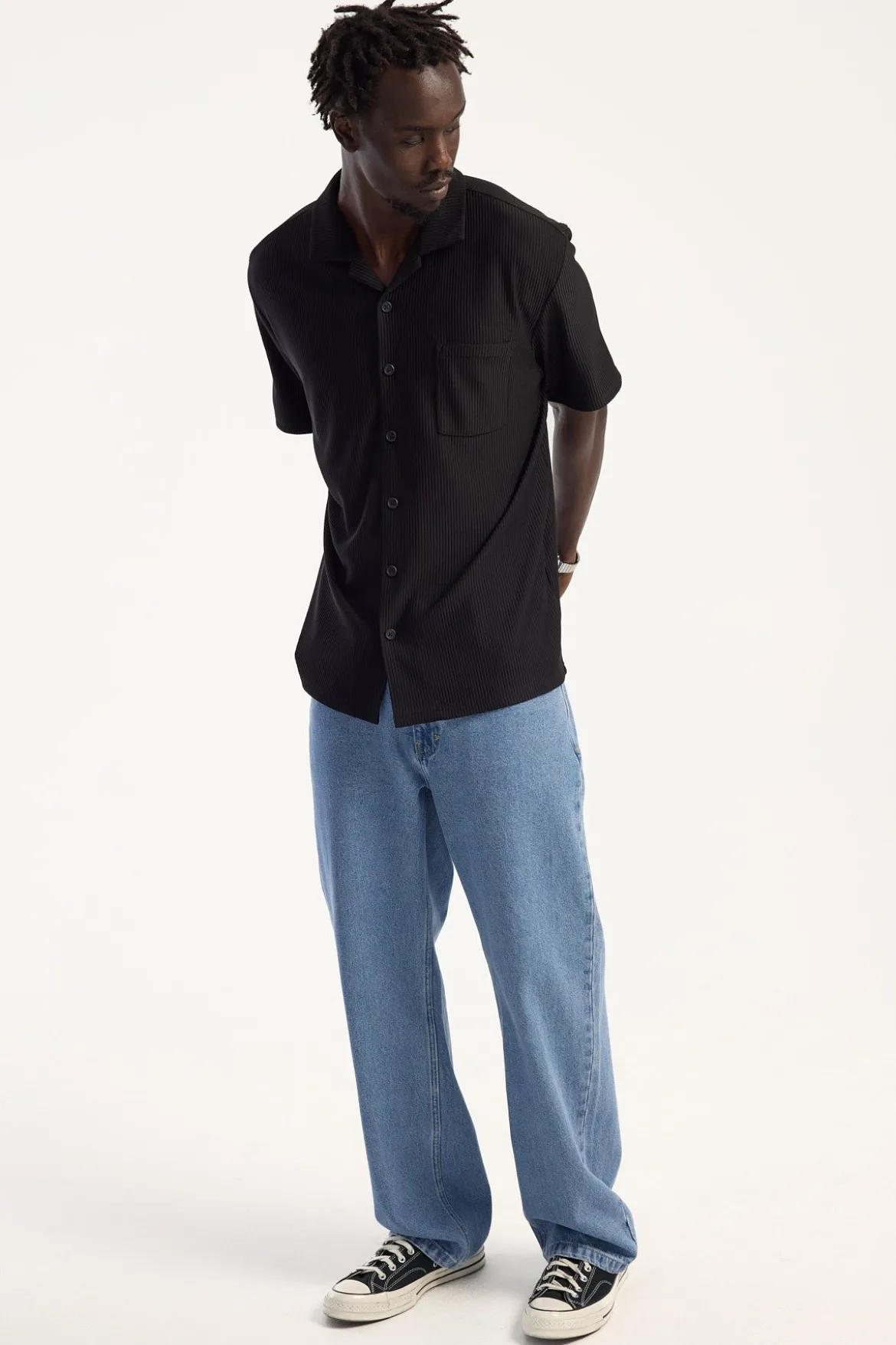 A5 Baggy Jean Light Vintage Indigo Blue