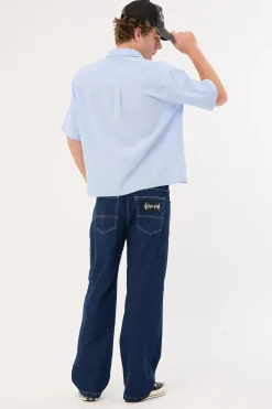 A5 Baggy Jean Ralph Patch Indigo