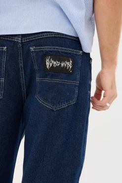 A5 Baggy Jean Ralph Patch Indigo