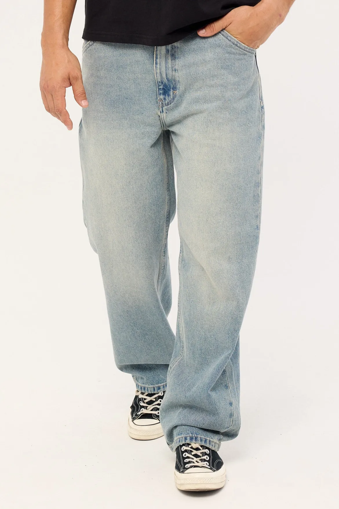 A5 Baggy Jean Shane Faded Blue
