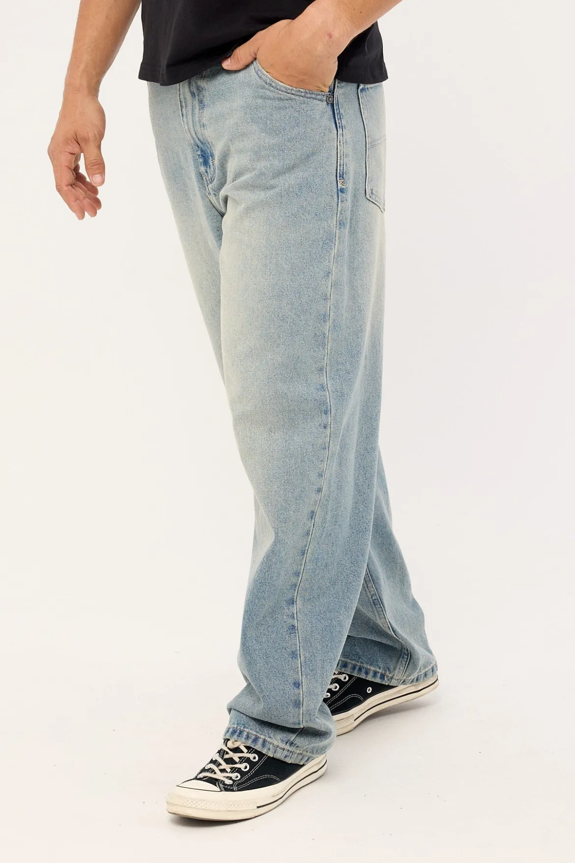 A5 Baggy Jean Shane Faded Blue