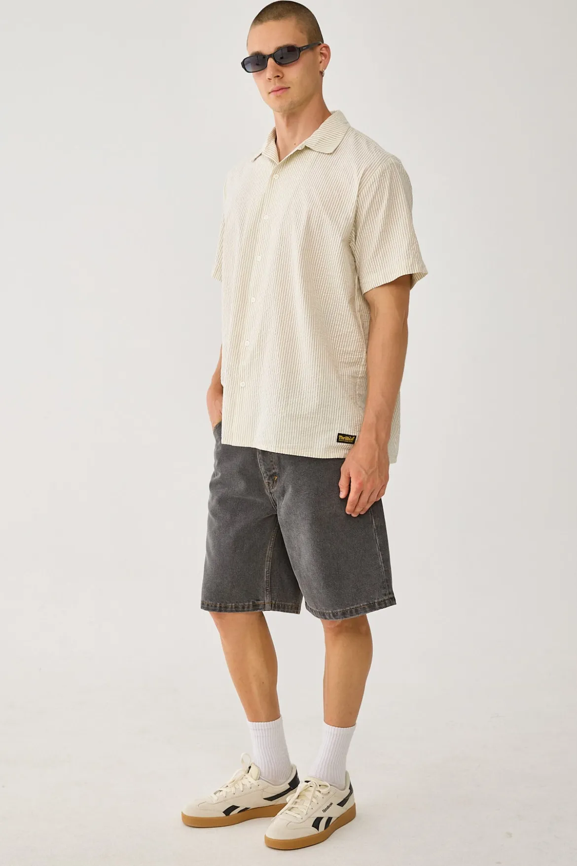 A5 Baggy Short Dustin Washed Black
