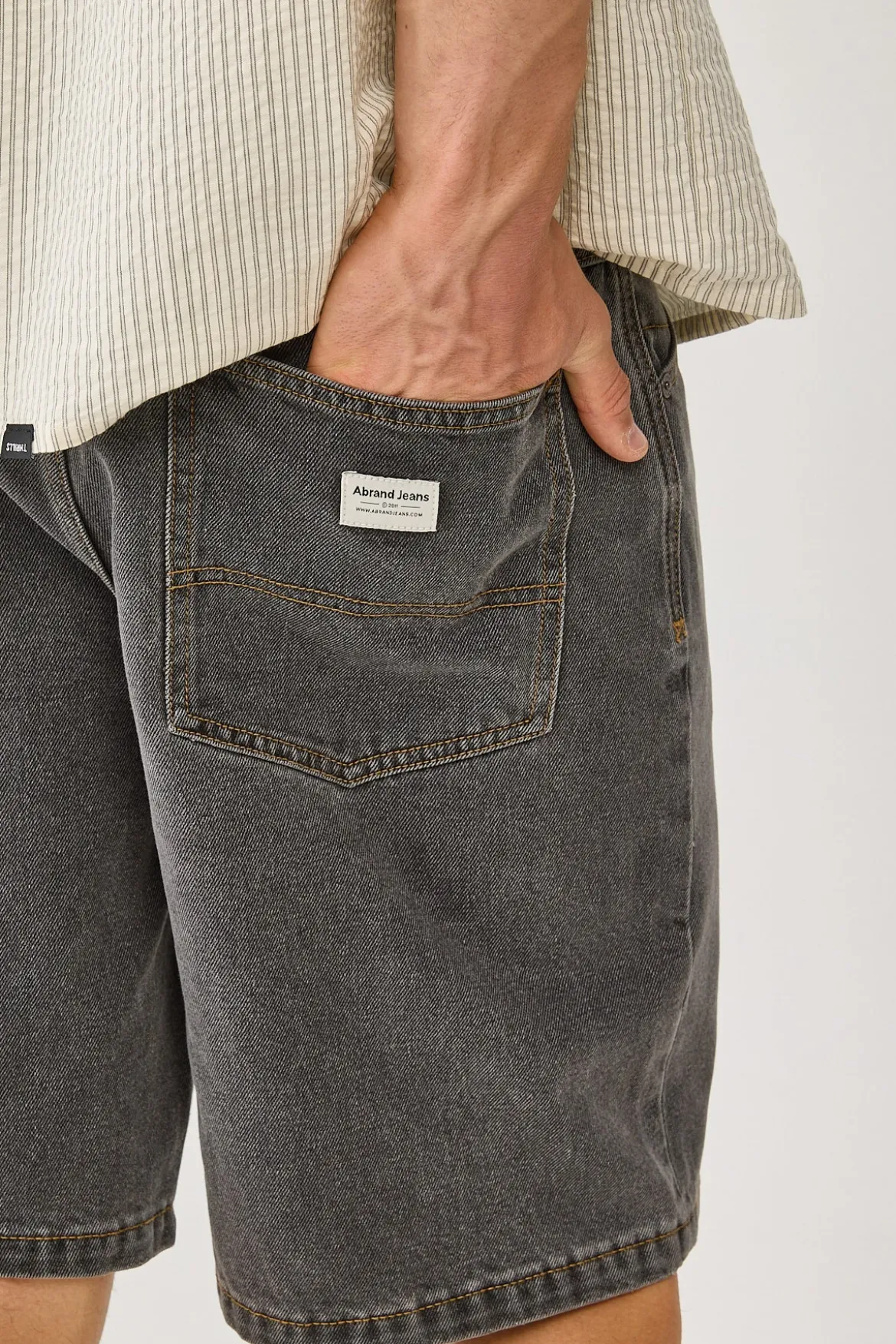 A5 Baggy Short Dustin Washed Black