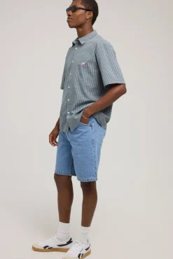 A5 Baggy Short Larry Mid Blue