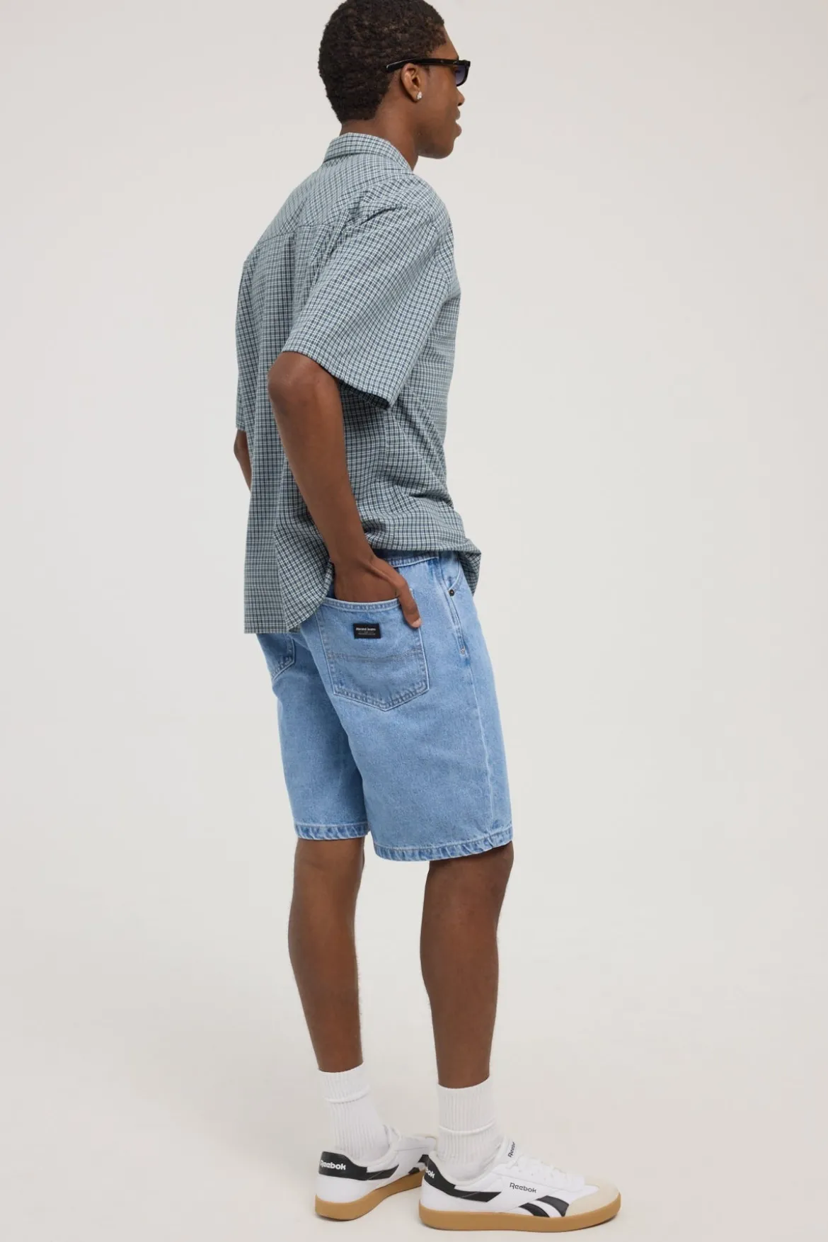 A5 Baggy Short Larry Mid Blue