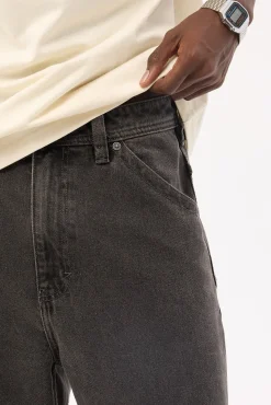 A6 Big Baggy Bazza Jean Washed Black