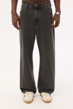 A6 Big Baggy Bazza Jean Washed Black