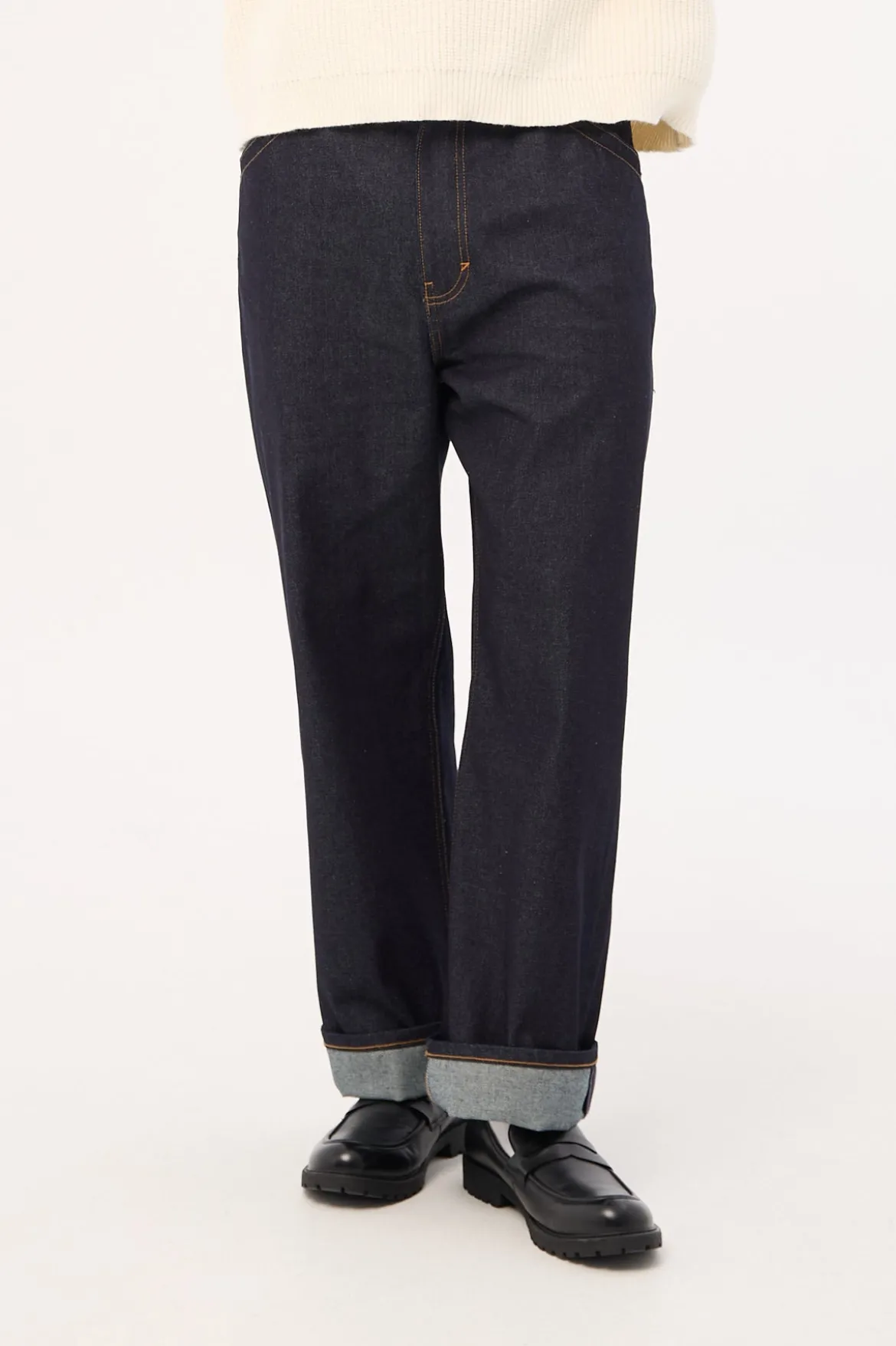 A6 Big Baggy Jean Scout Raw Indigo