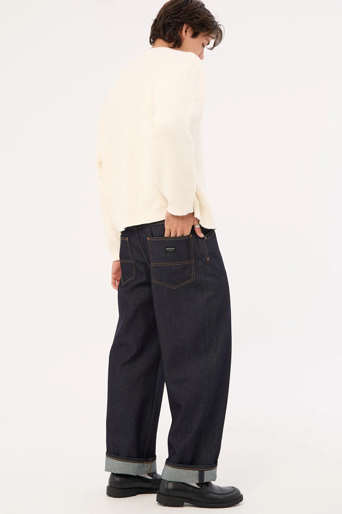 A6 Big Baggy Jean Scout Raw Indigo
