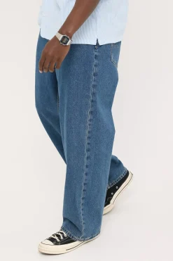 A6 Brett Big Baggy Jean Mid Vintage Indigo