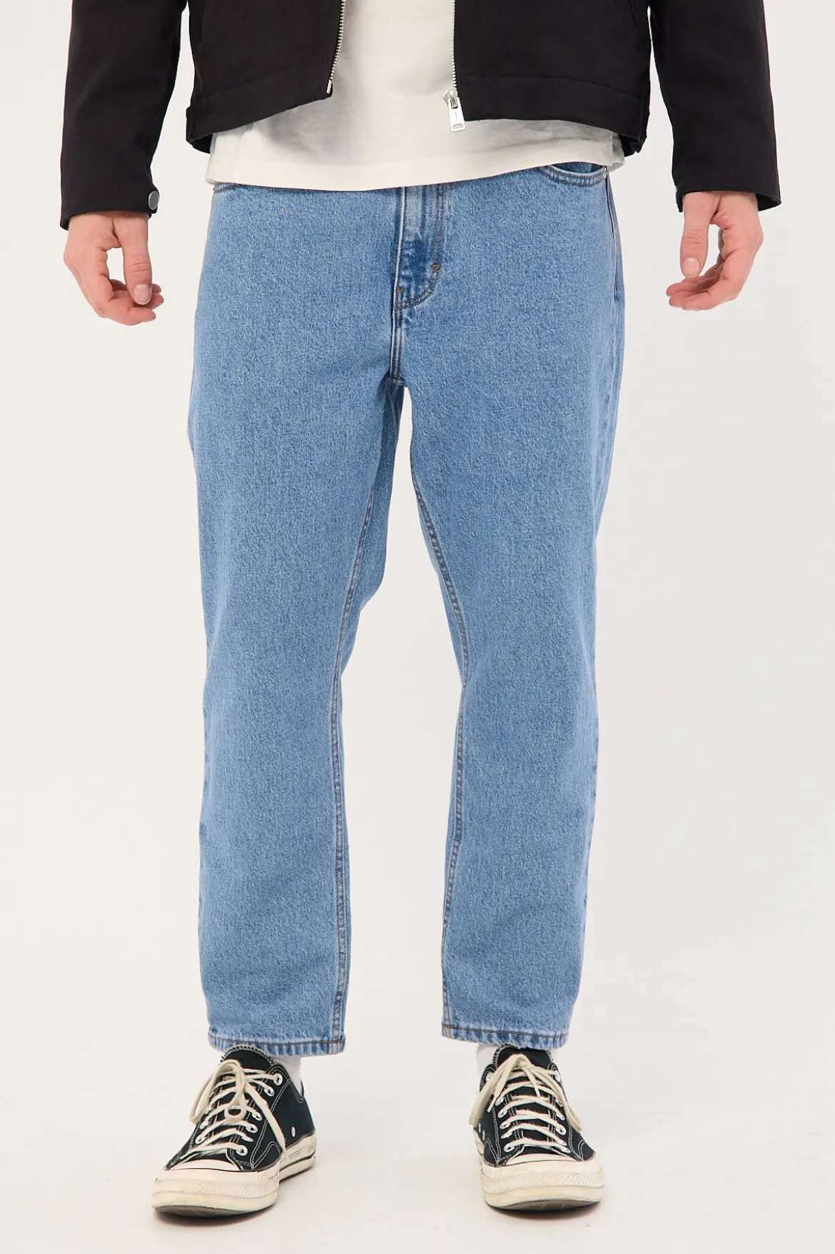 A3 Crop Jean Simon Bleach Vintage Indigo