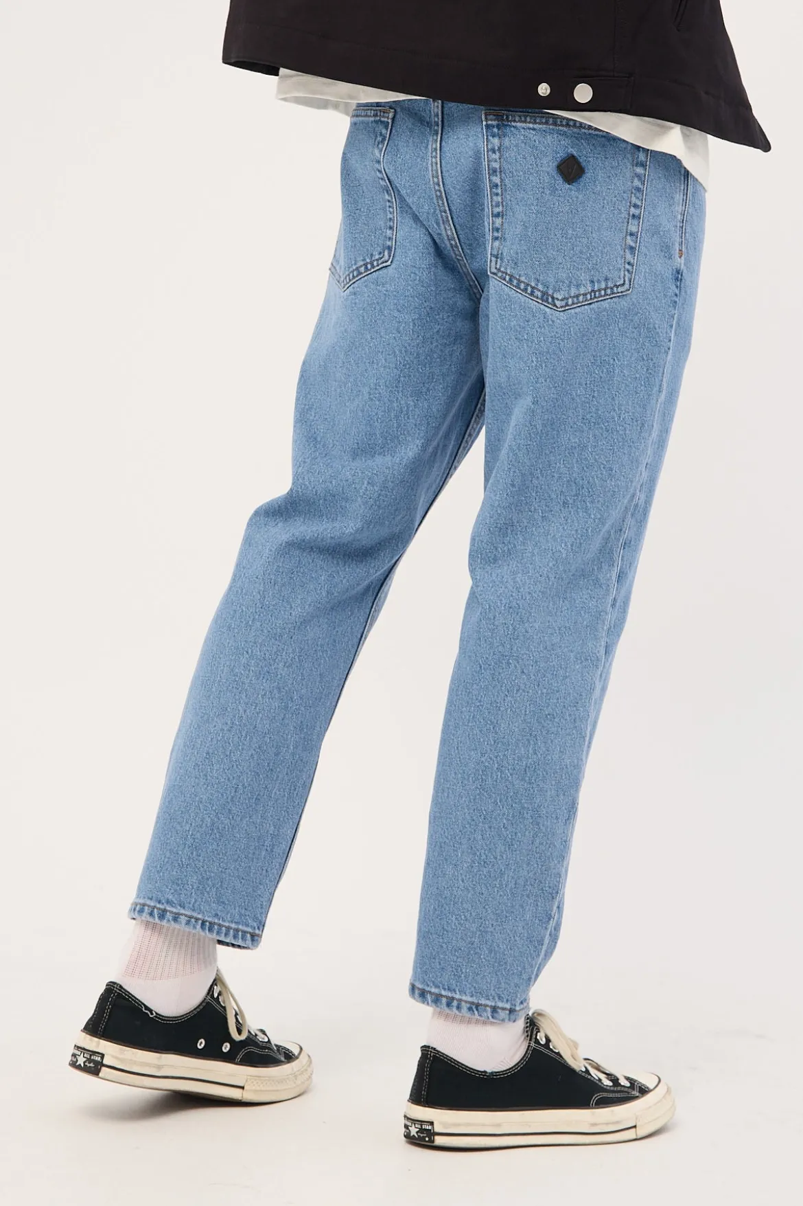 A3 Crop Jean Simon Bleach Vintage Indigo