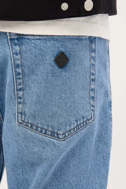 A3 Crop Jean Simon Bleach Vintage Indigo