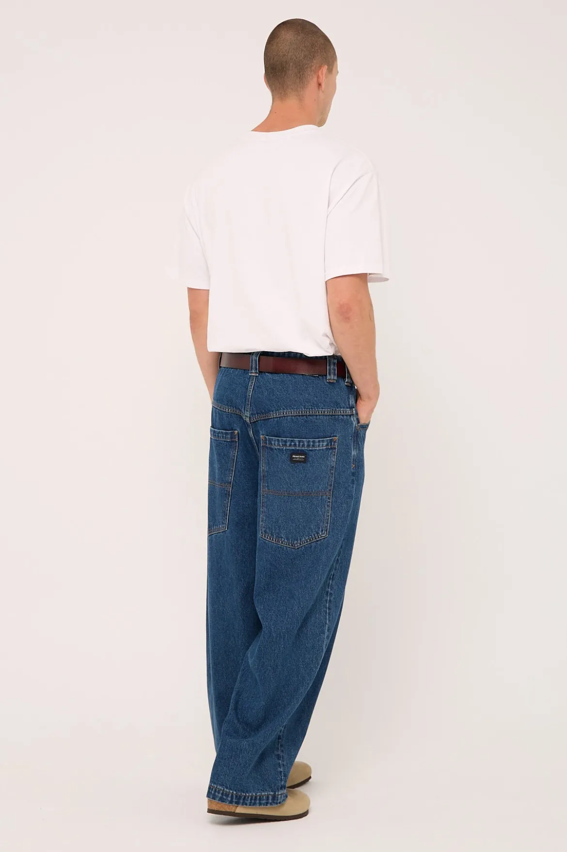 A7 Gavin Mega Baggy Jean Mid Vintage Indigo