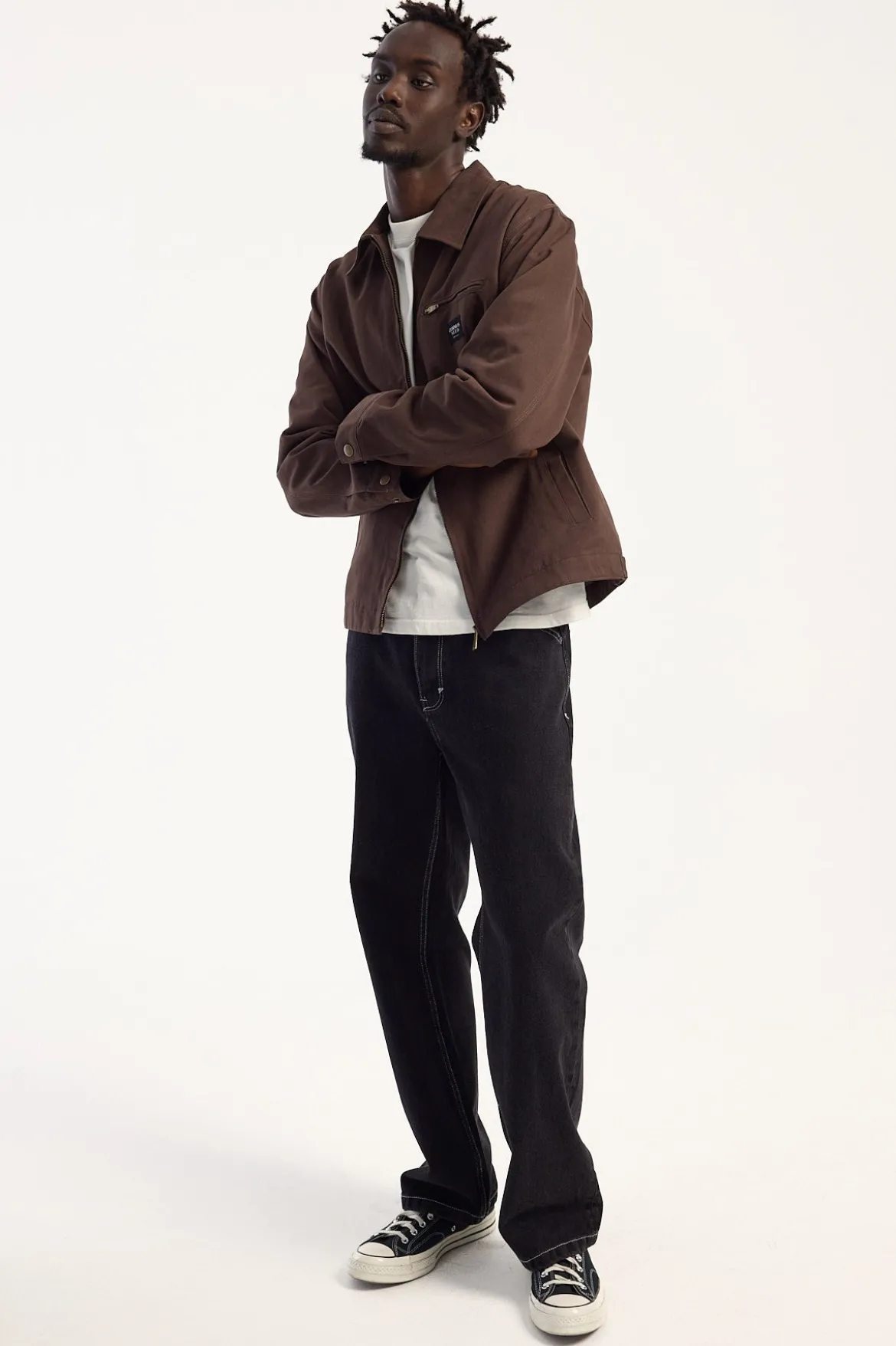 A5 Lance Baggy Jean Washed Black