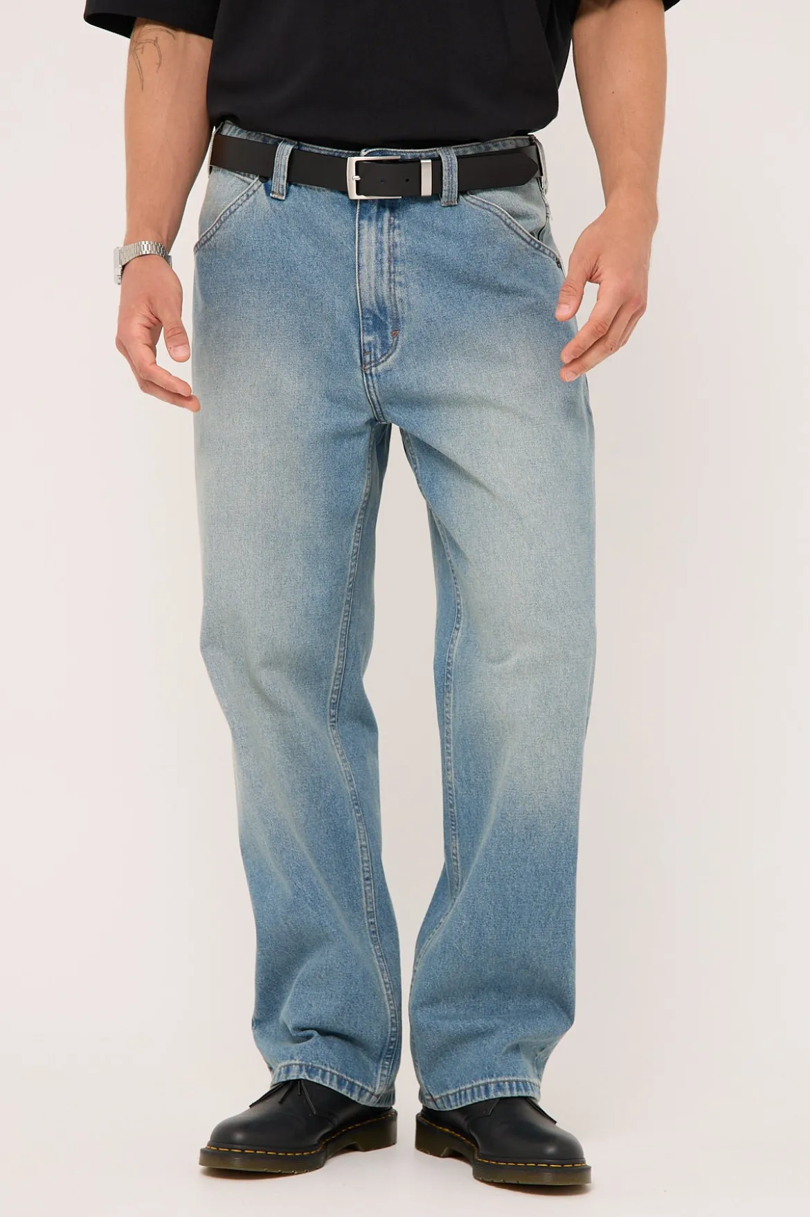 A5 Nicky Baggy Jean Tint Mid Blue