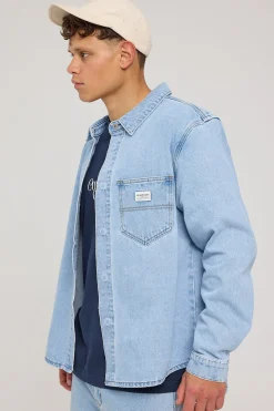 A5 Shacket John Bleach Blue