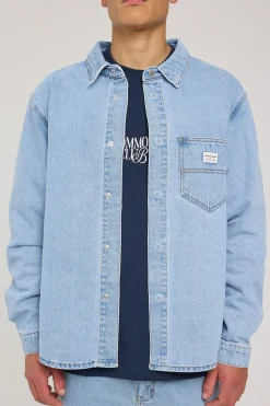 A5 Shacket John Bleach Blue