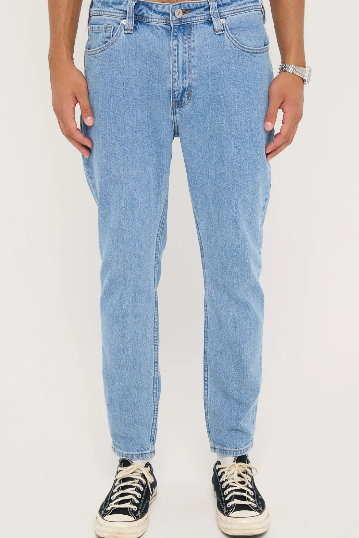 A2 Slim Jean Simon Bleached Vintage Indigo