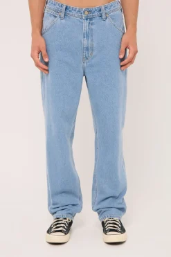 A4 Taper Derek Jean Bleached Vintage Indigo