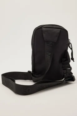 Ace Clip Crossbody Bag Black