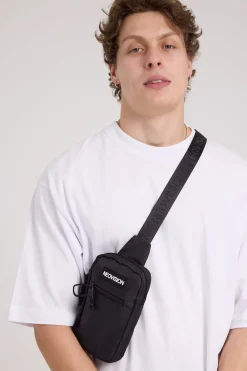 Ace Clip Crossbody Bag Black