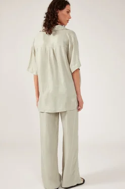 Ace Cupro Pant SLATE