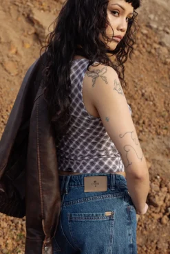 Adorned Check Tank Java