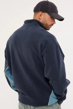 Aero Quarter Zip Polar Fleece Sweater