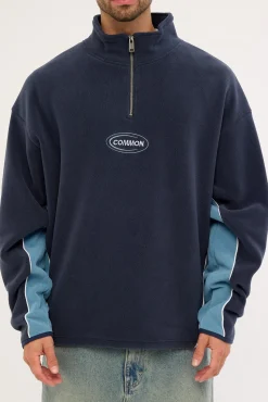 Aero Quarter Zip Polar Fleece Sweater